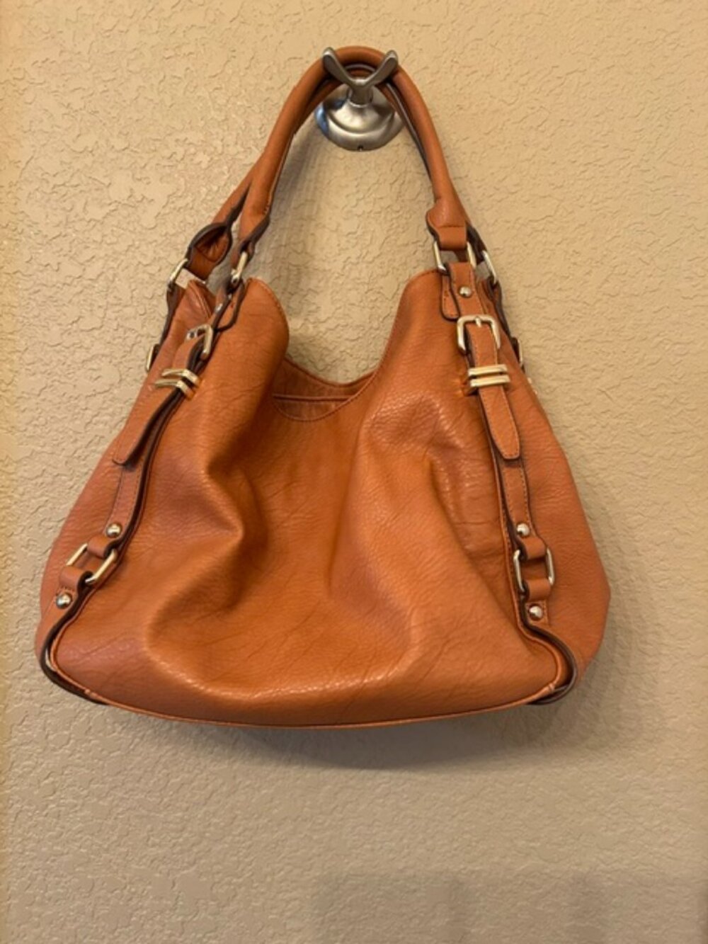 Charming Charlie Man-made Brown Over the Shoulder Bag